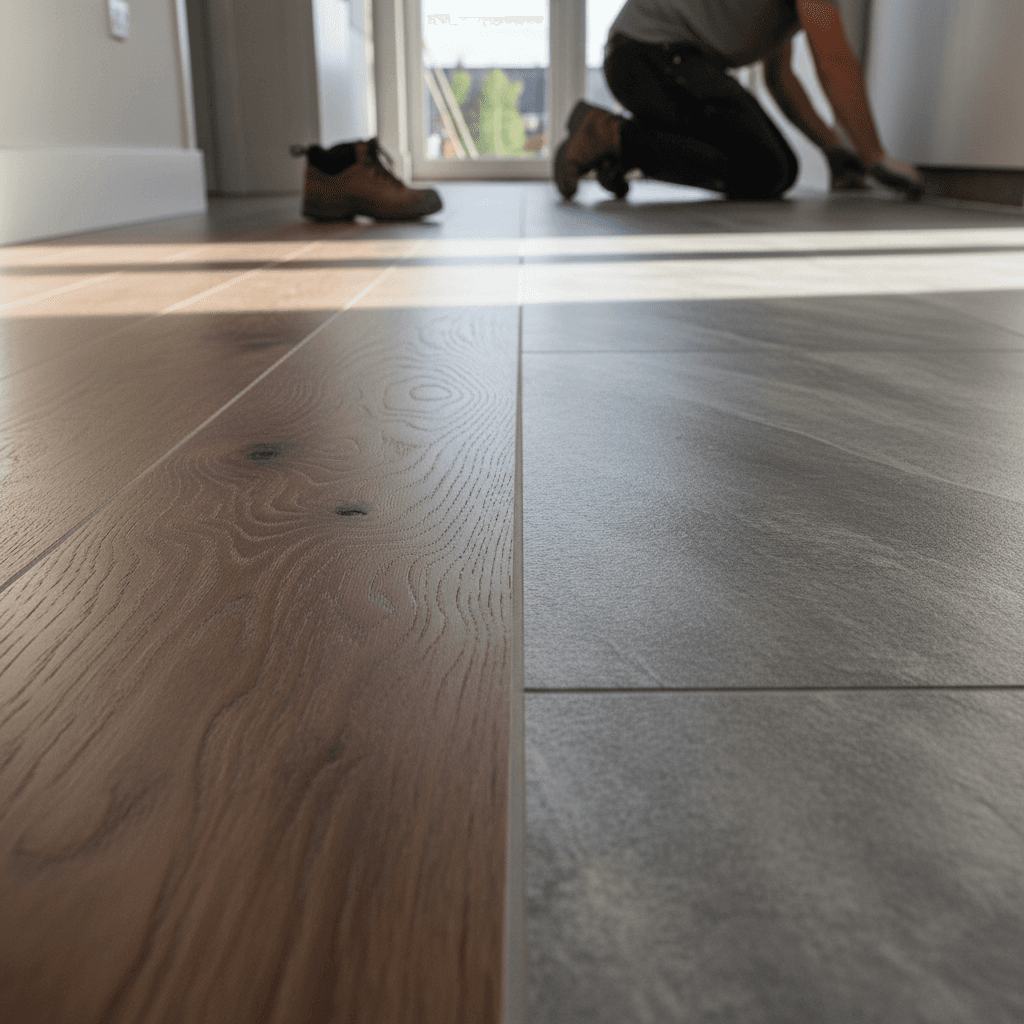 LVP flooring installation complete